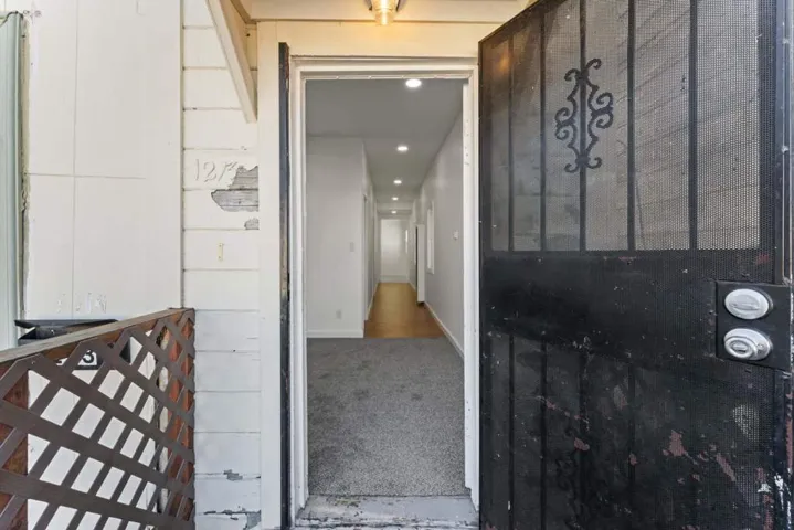 View of exterior entry