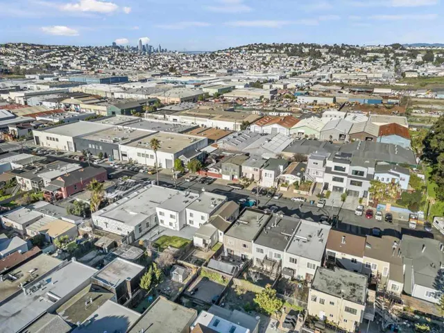 Aerial overview of property's location