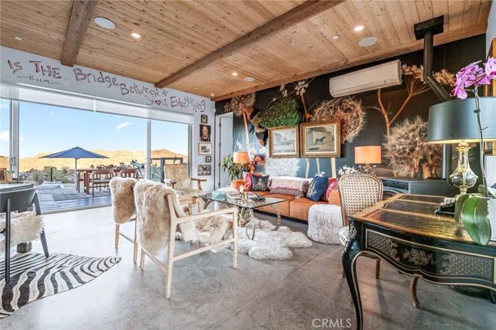 Living area from the front entrance