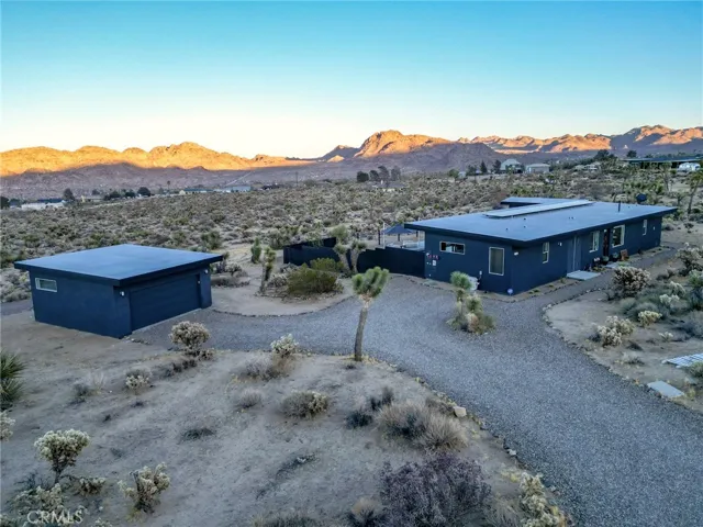 Driveway and house and garage exterior