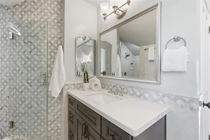 2nd Sink in Primary Bath with huge walk-in shower