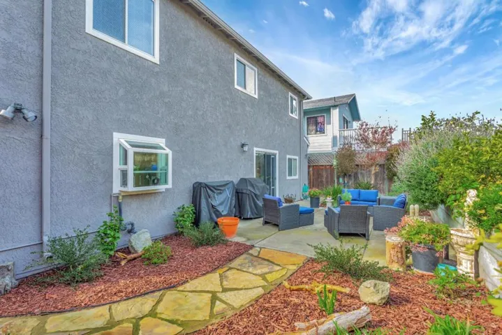 Backyard photo taken the year prior.