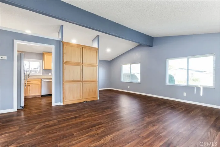 Living Room, Dining Room, Kitchen, Nice dark flooring