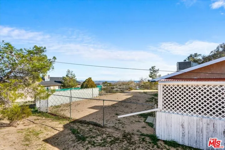 View from back yard