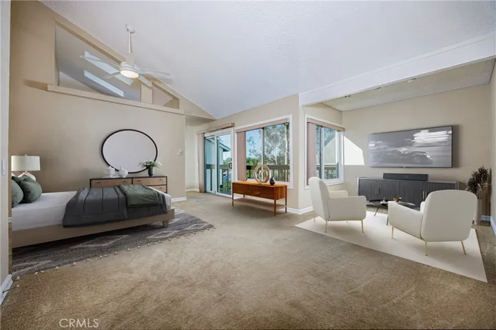 Primary Suite with Retreat. Virtually Staged.
