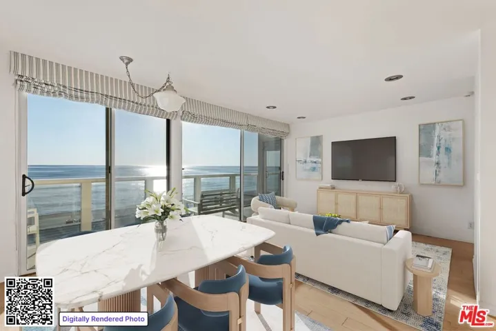 living room (virtually staged)