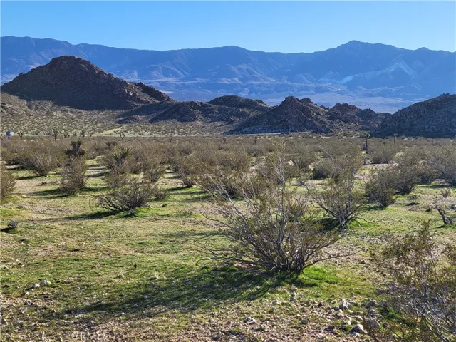 View to the south from the property.