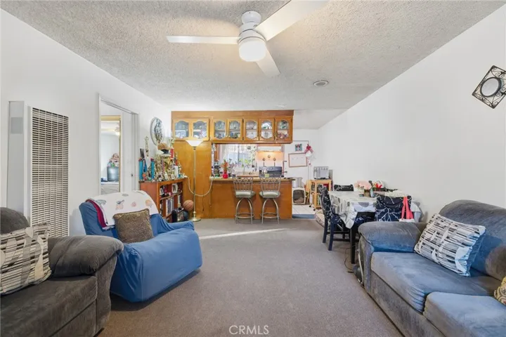 Attached unit living room