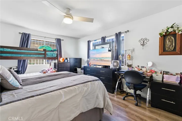 Attached unit bedroom