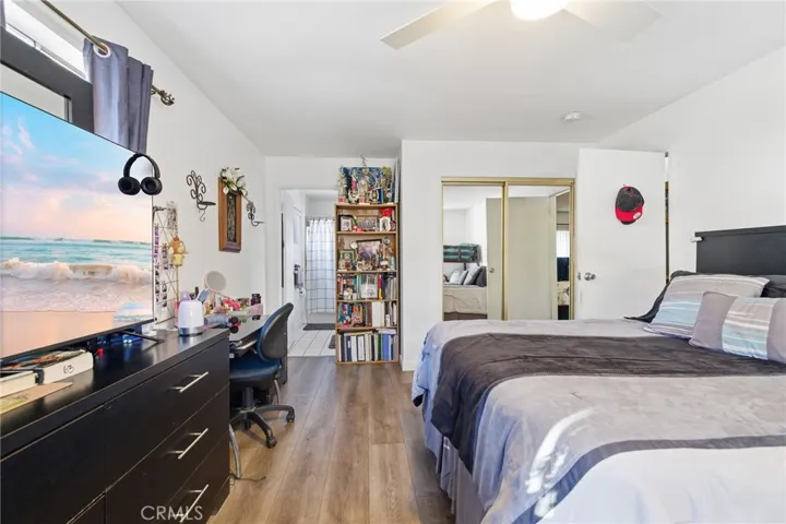 Attached unit bedroom