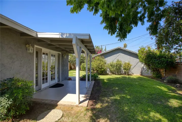 Back Porch and Garden Area