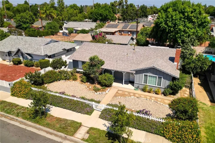 Aerial View of Front Yard