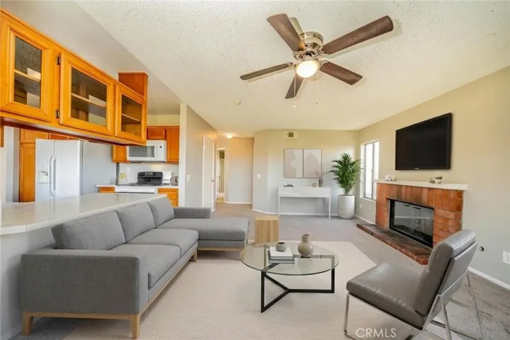 Family Room Virtually Staged