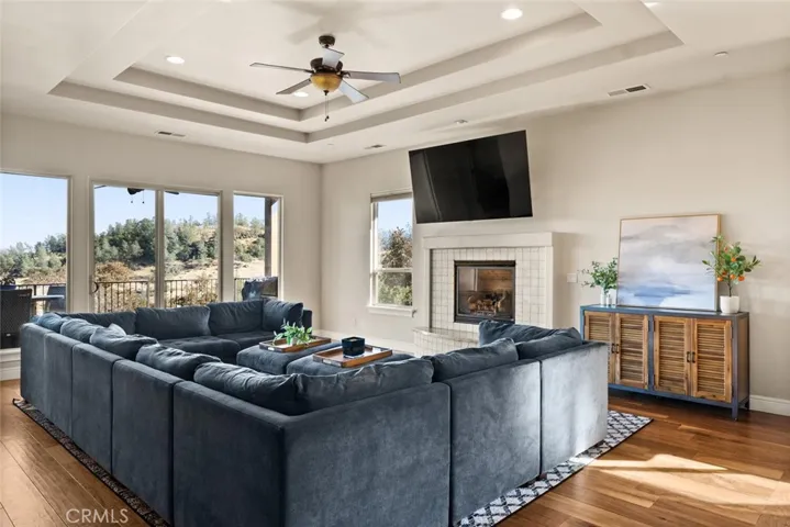 Living rom with sweeping views
