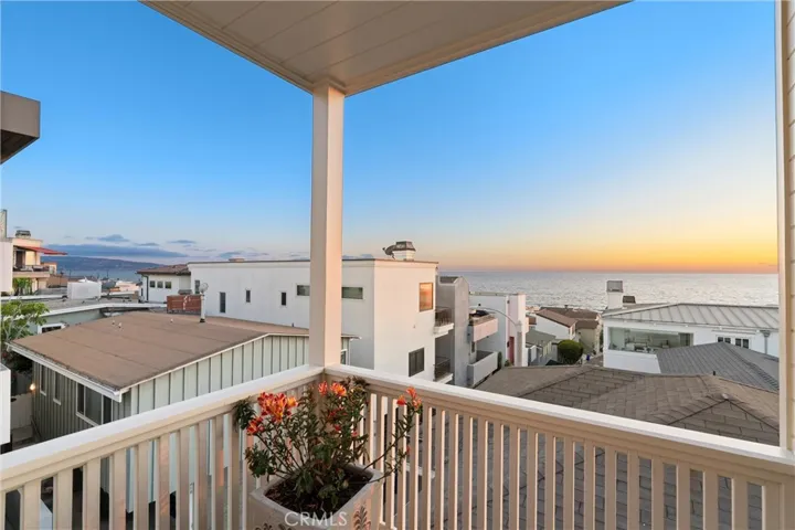 View From Primary Bedroom Deck at Sunset