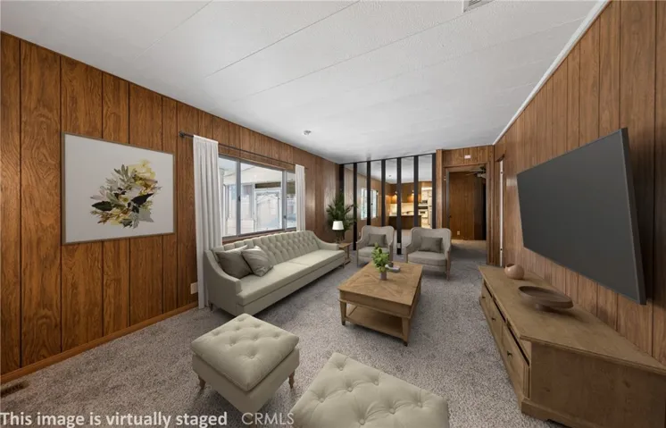 Family Room Staged