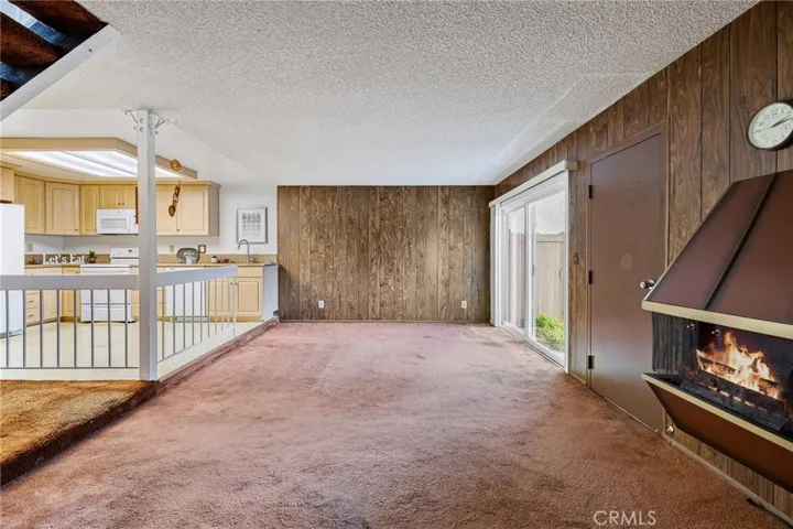 side view of family room