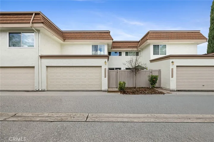 Back of Townhome garage entrance