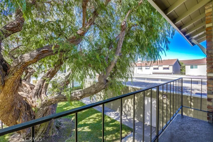 Shaded Balcony outside Primary Bedroom