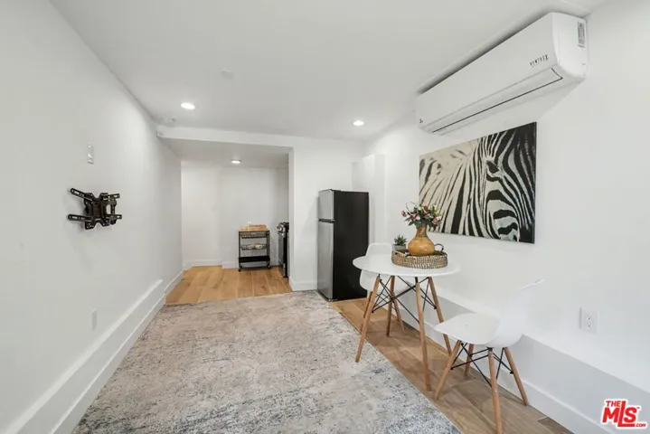 Lower level dining area