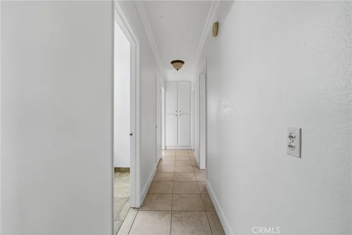 Hallway leading to bedrooms