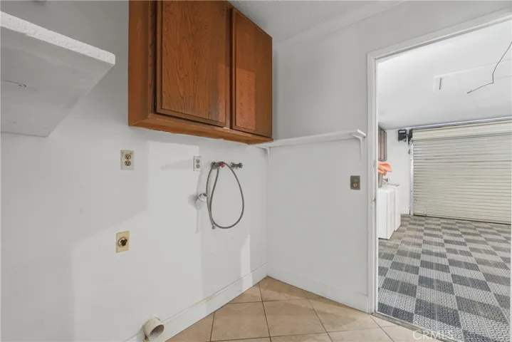 Laundry Room looking into garage