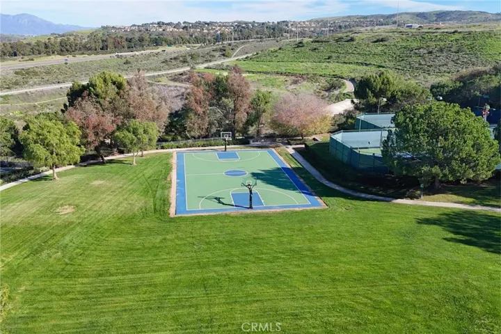 Basketball court and park in newport ridge north