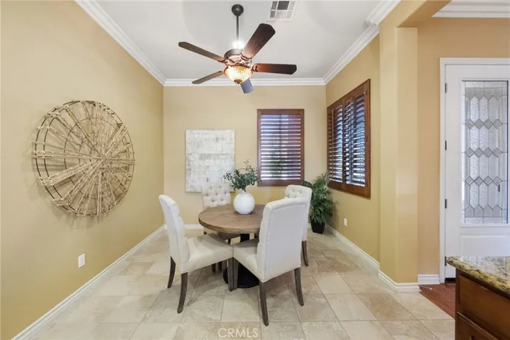 Kitchen nook at front of home