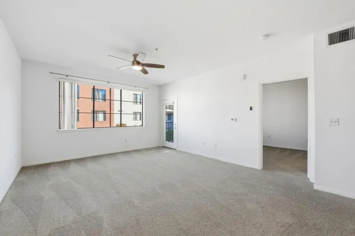 Living Room with door to balcony