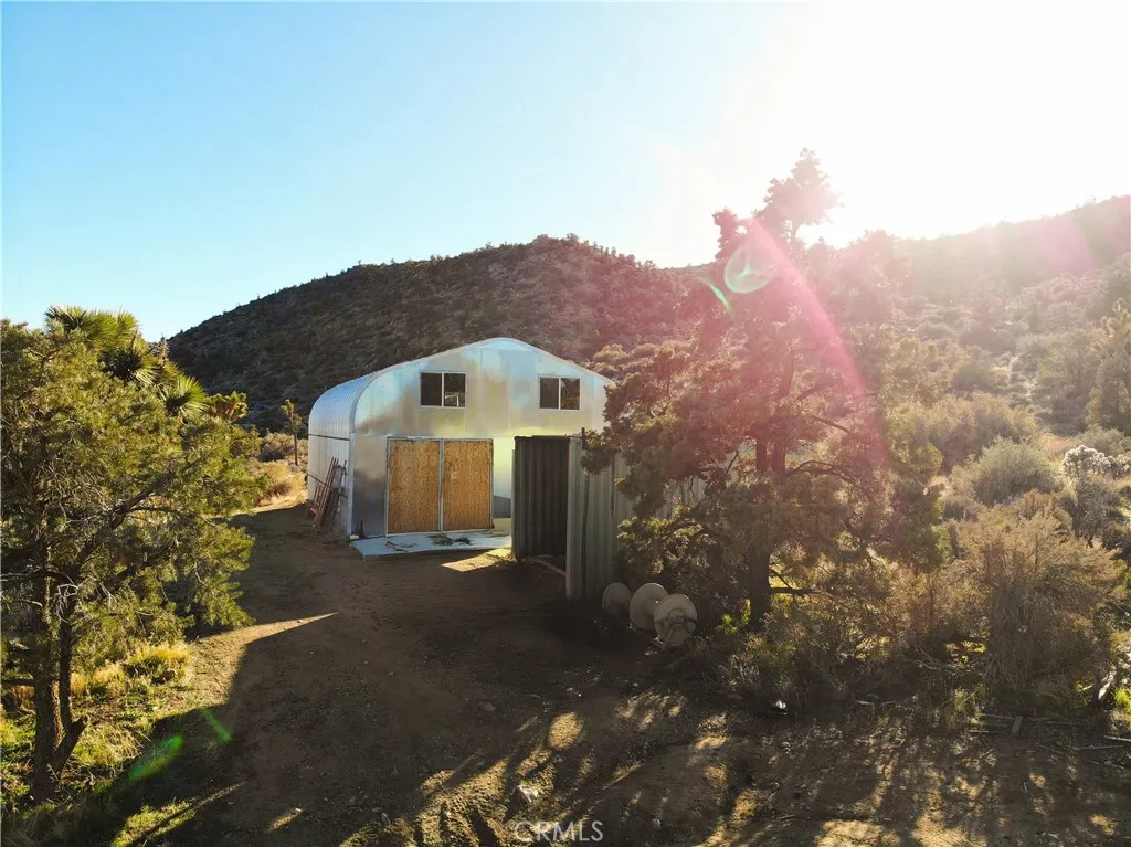 Front of Type A Quonset Hut Building