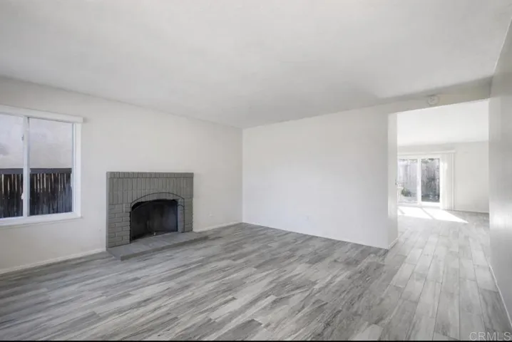 Existing furniture was removed to clear out room