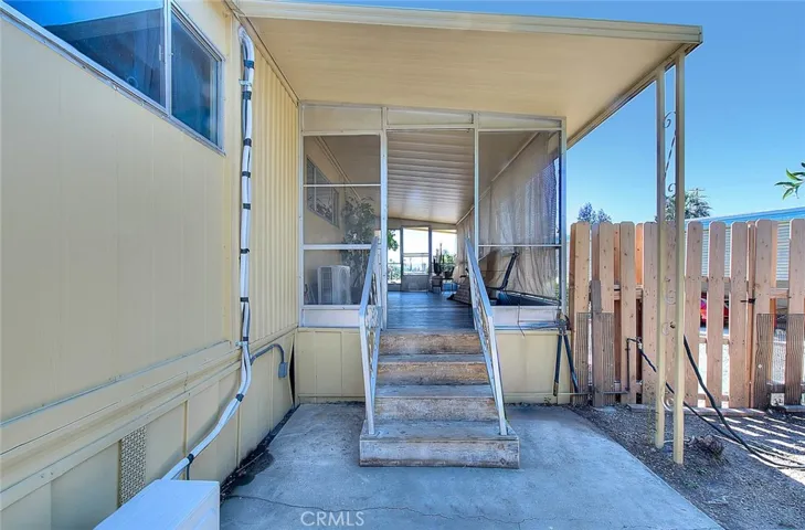 Rear patio