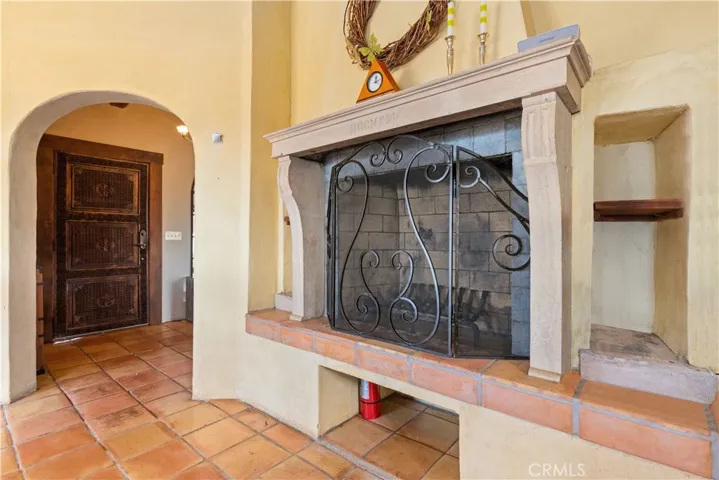 Kitchen fireplace