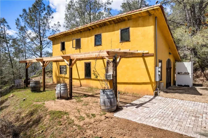 Winery building with loft