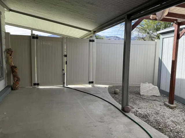 Side Patio with Privacy