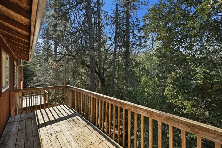Upper deck off of formal dining room