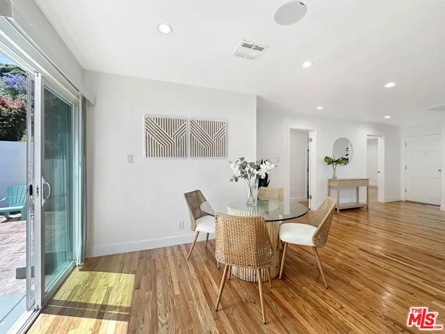 Dining open to Patio