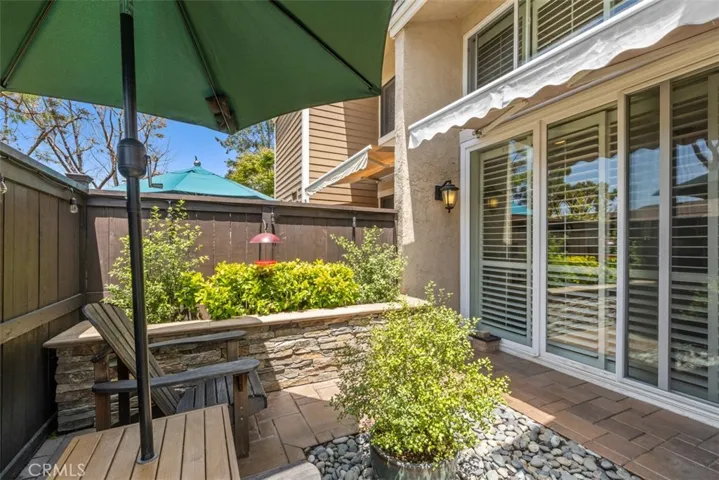 Retractable awning for comfort. 
Photos from pre-tenant occupancy (2023)