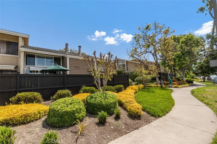 All of the landscaping except for the back patio is managed by the HOA.