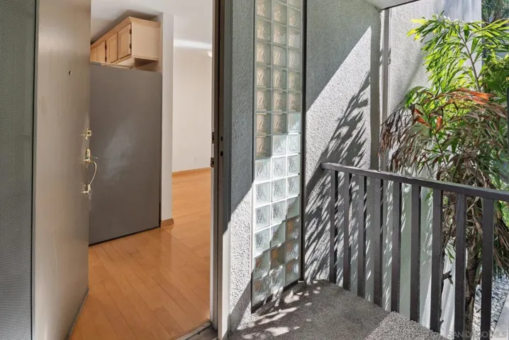 Entry glass is supported with steal inserts.