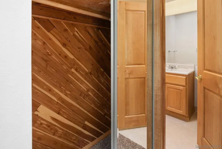 Cedar lined closets.