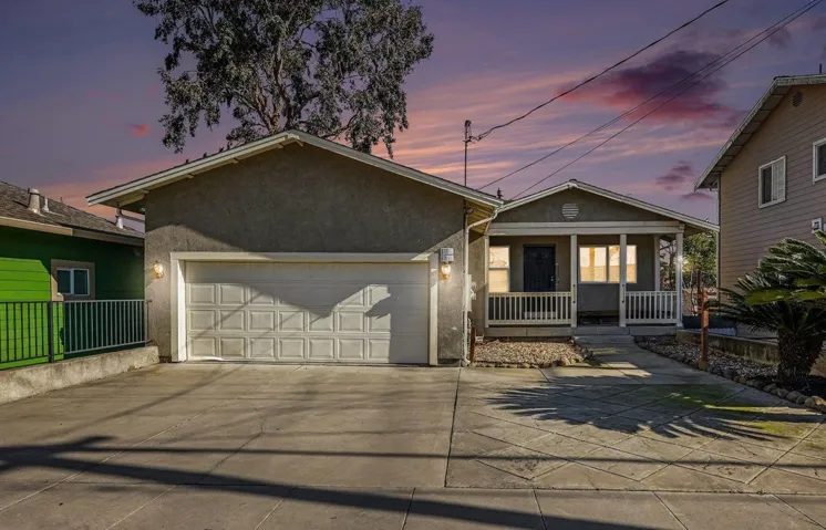 Digitally altered twilight photo.