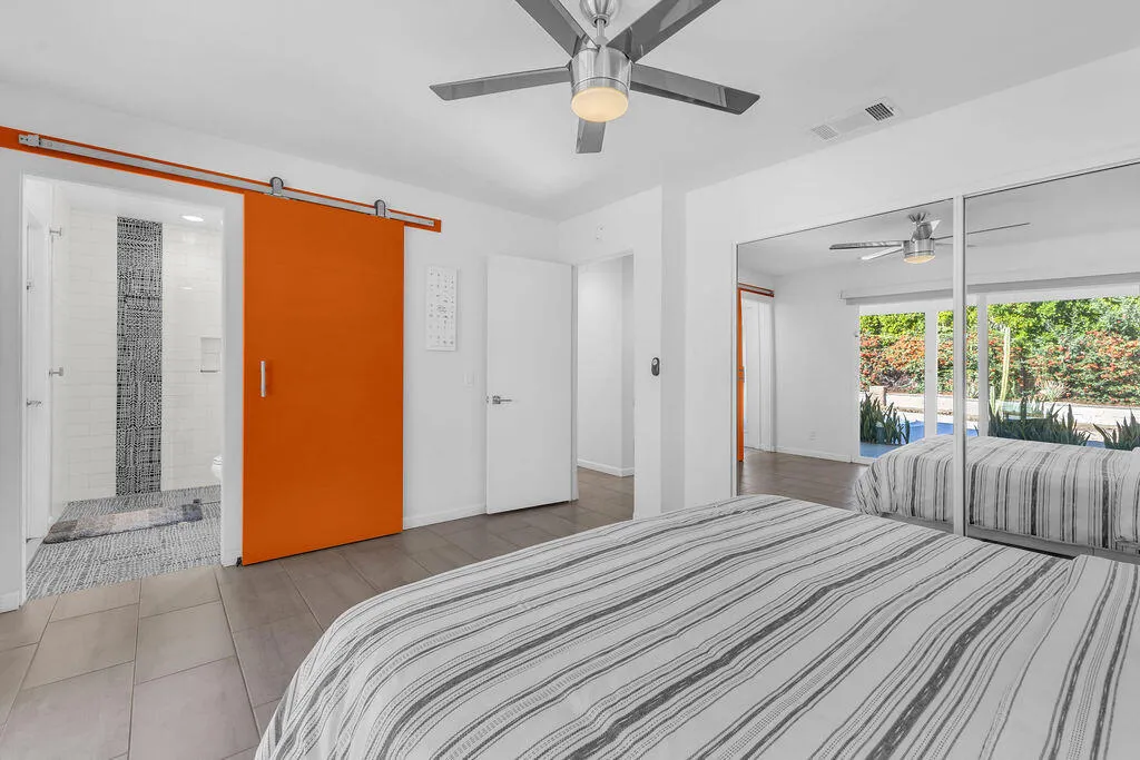 Pimary Bedroom with door to bathroom