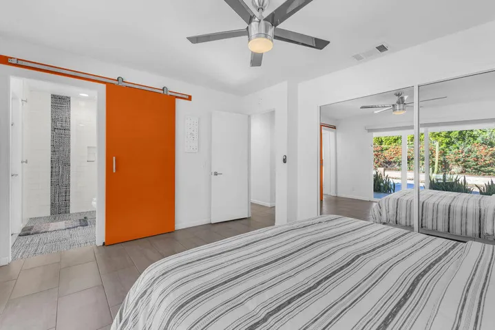 Pimary Bedroom with door to bathroom