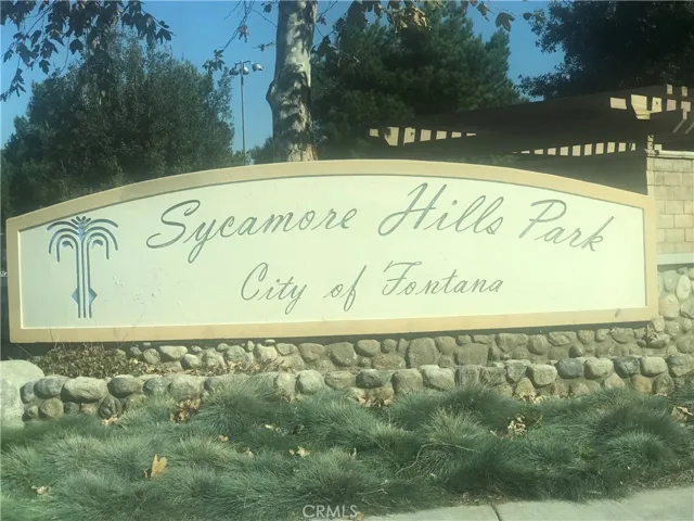 Fontana Park across the quiet cul-de-sac home