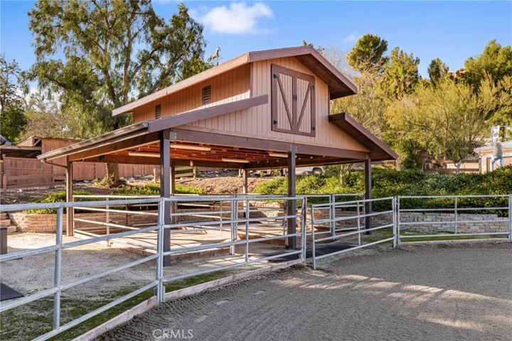 2 Open-air Horse Stalls