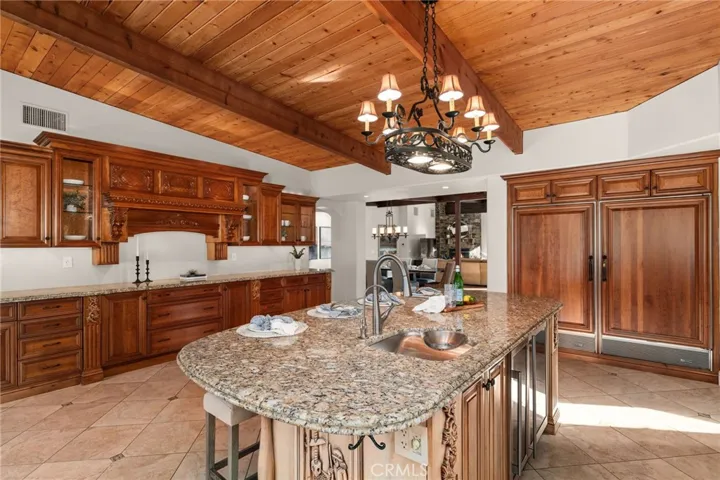 Prep sink in island