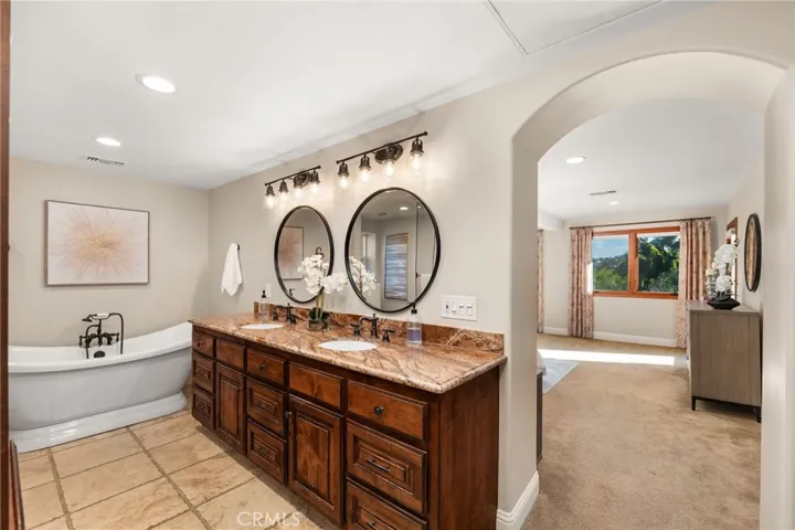 Primary Suite Bathroom with 2 person tub