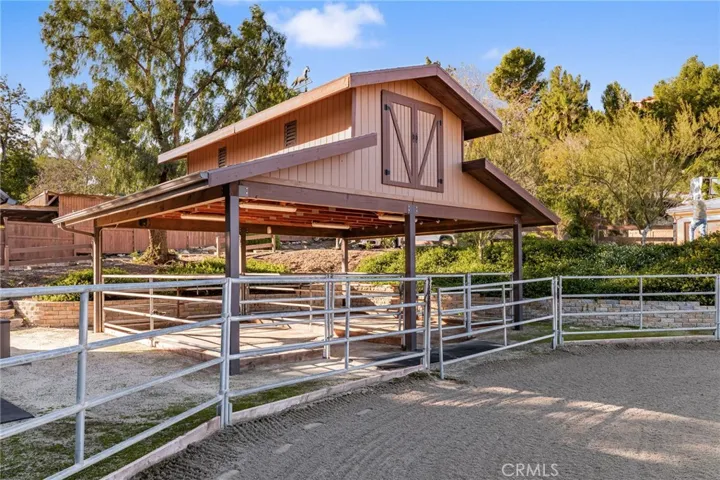 2 Open-air Horse Stalls