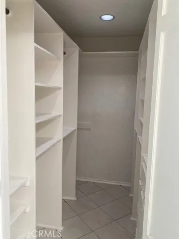 walkin closet, master bath area